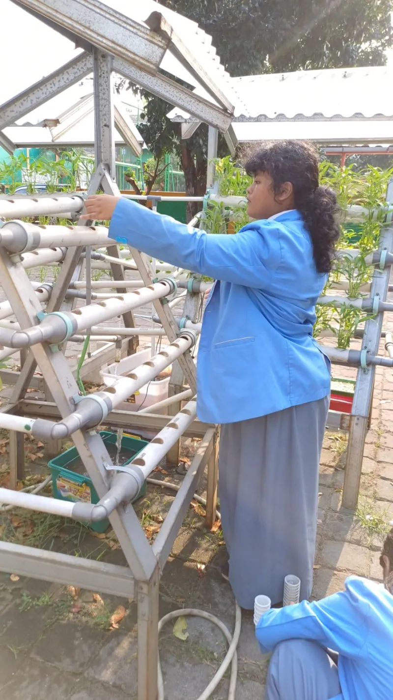 Lahan Urban Farming SMKN 59 Jakarta - Gambar 123