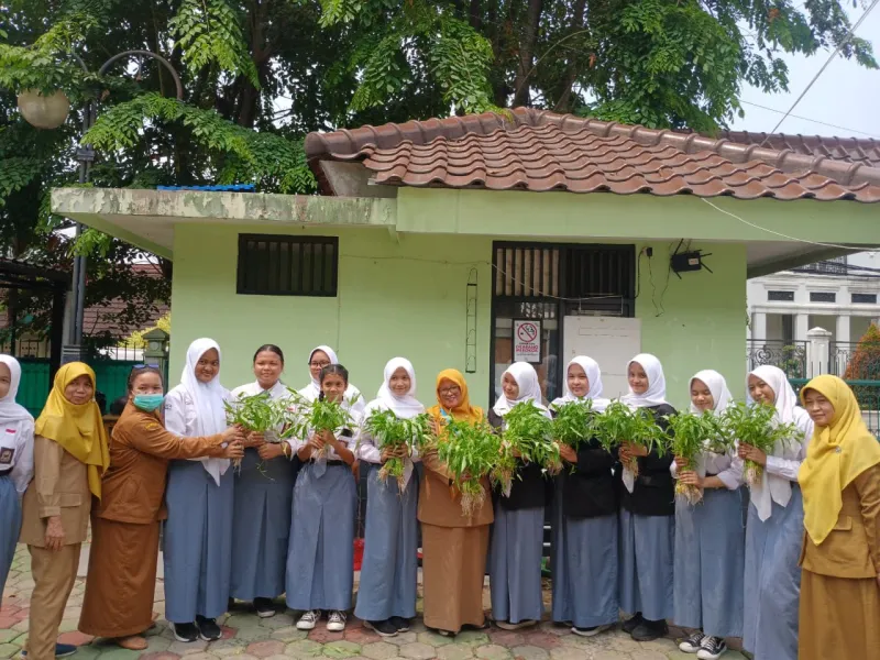 Lahan Urban Farming SMKN 20 Jakarta - Gambar 18
