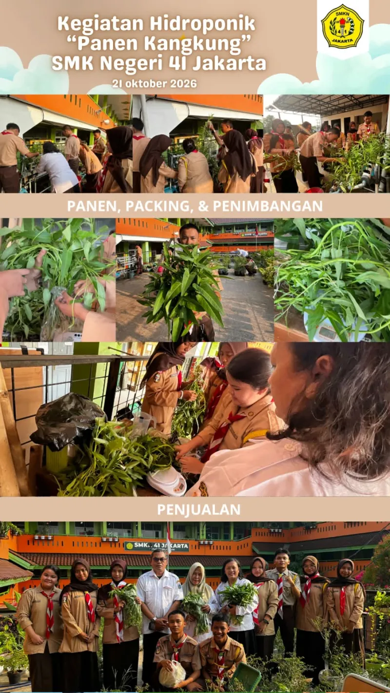 Lahan Urban Farming SMKN 41 Jakarta - Gambar 6