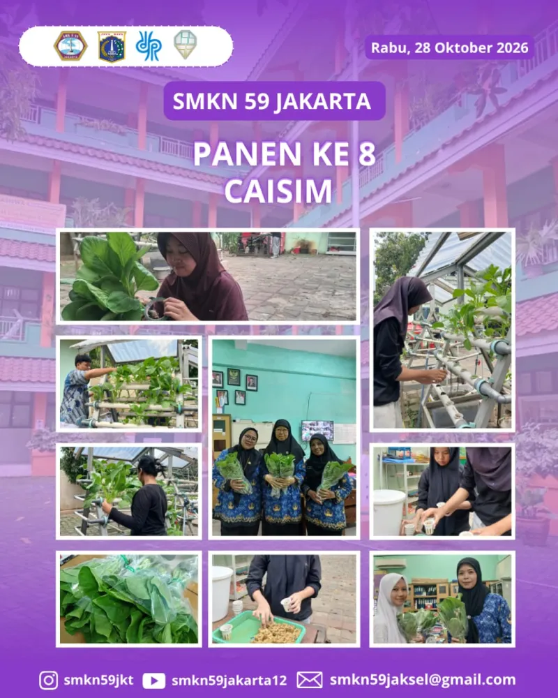 Lahan Urban Farming SMKN 59 Jakarta - Gambar 5